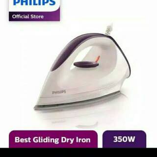 Jual Setrika Philips Dry Iron Affinia Gc Putih Ungu Shopee Indonesia