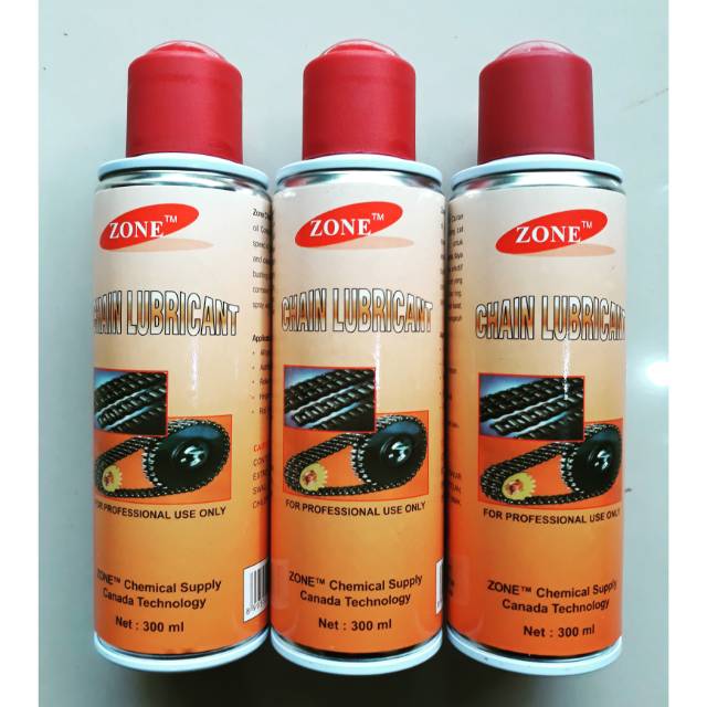 Oli Pelumas Rantai Motor &amp; Sepeda Zone Chain Lubricant 300 ml