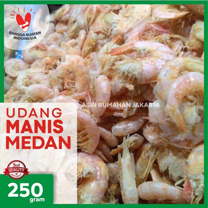 

PROMO Ikan Asin - Udang Manis Medan Super 250 Gram / Udang Manis