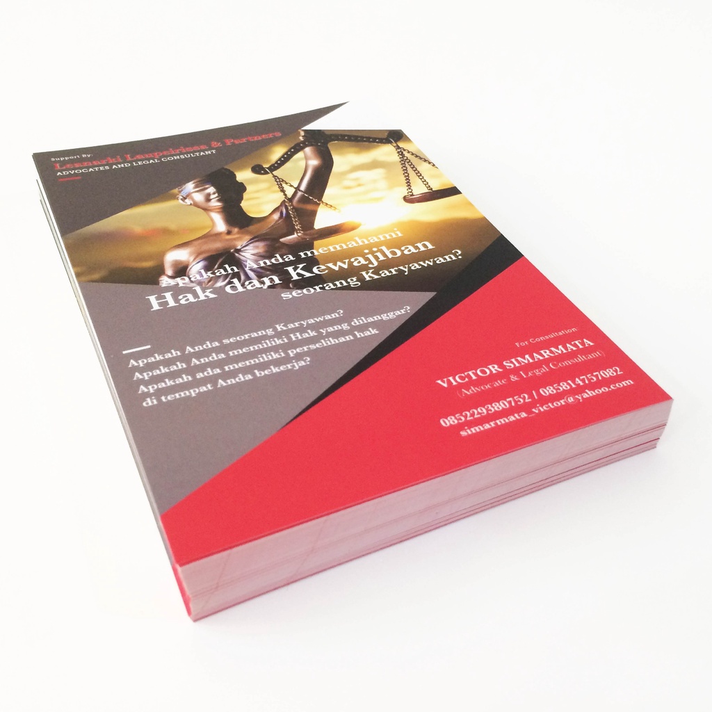 

BROSUR A5 A4 FOLIO 1sisi dan 2 sisi Kualitas terjamin bagus