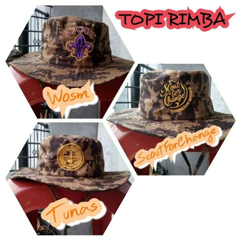 TOPI RIMBA murah berkualitas premium