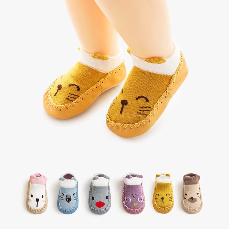 Kaos kaki anak bayi motif/Sepatu anak/Sepatu rajut bayi/Sepatu kulit/Sepatu anak balita  L95-98