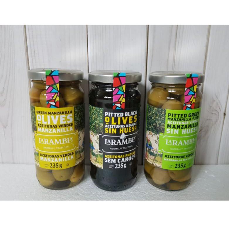 

Seda4ng Diskon,,BUAH ZAITUN SPANYOL 235g | Pitted Black & Green Olives | Olive Zaytun Hijau Hitam |p