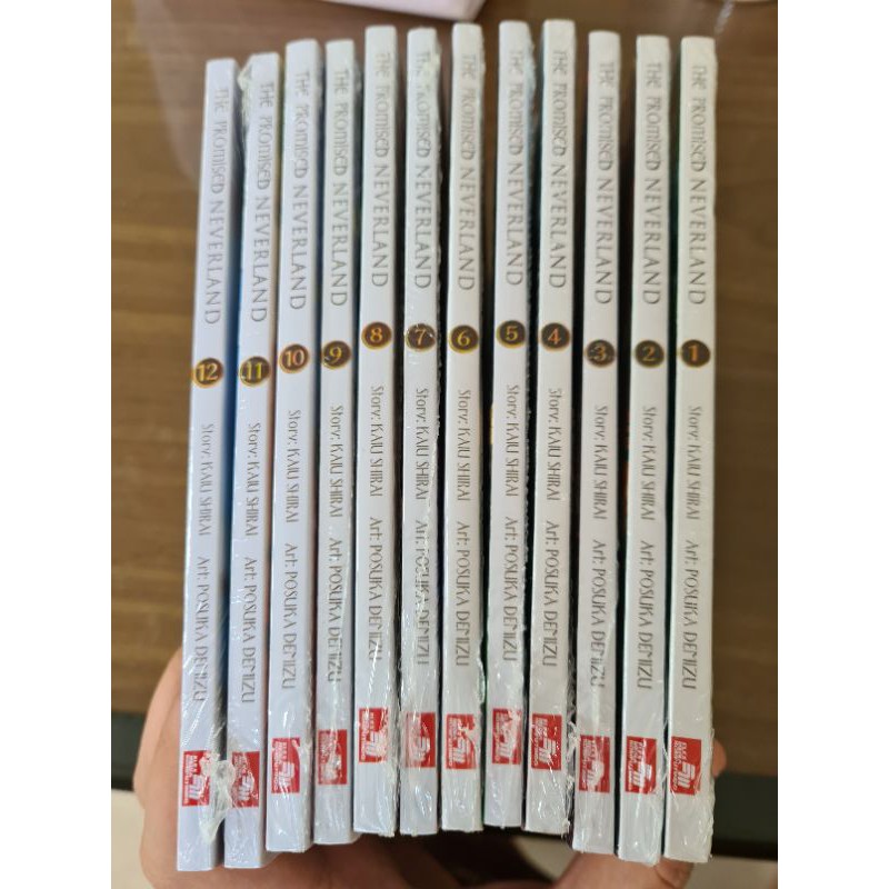 Komik The Promised Neverland vol 1-12 set segel ori