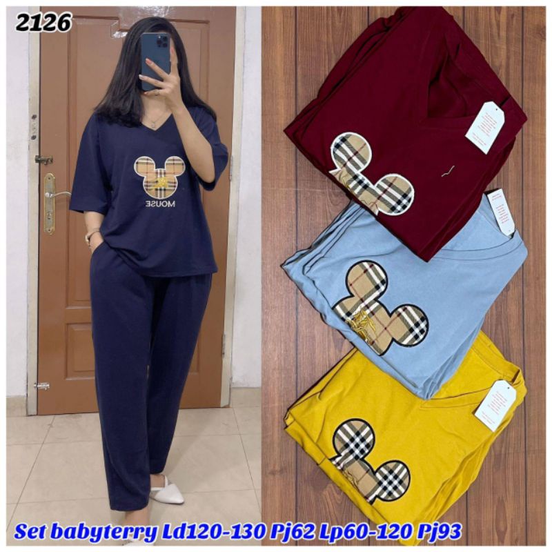 SETELAN BABYTERRY MICKEY JUMBO