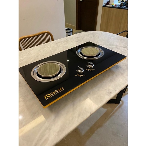 KOMPOR KACA TANAM INFRA MERAH 2 TUNGKU RB ELECTRONICS