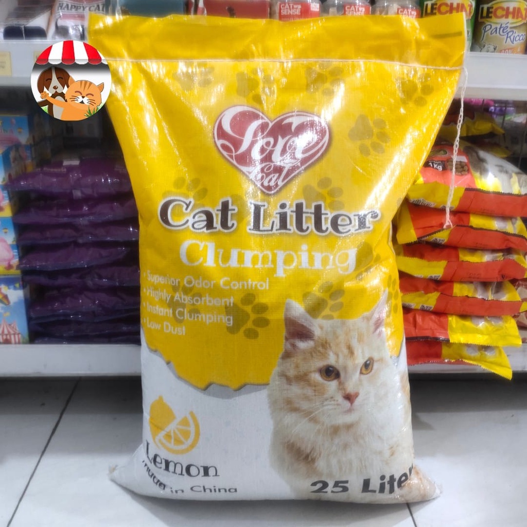 Pasir Kucing Love Cat 25L Cat Sand - Litter - Gumpal Wangi - Bentonite