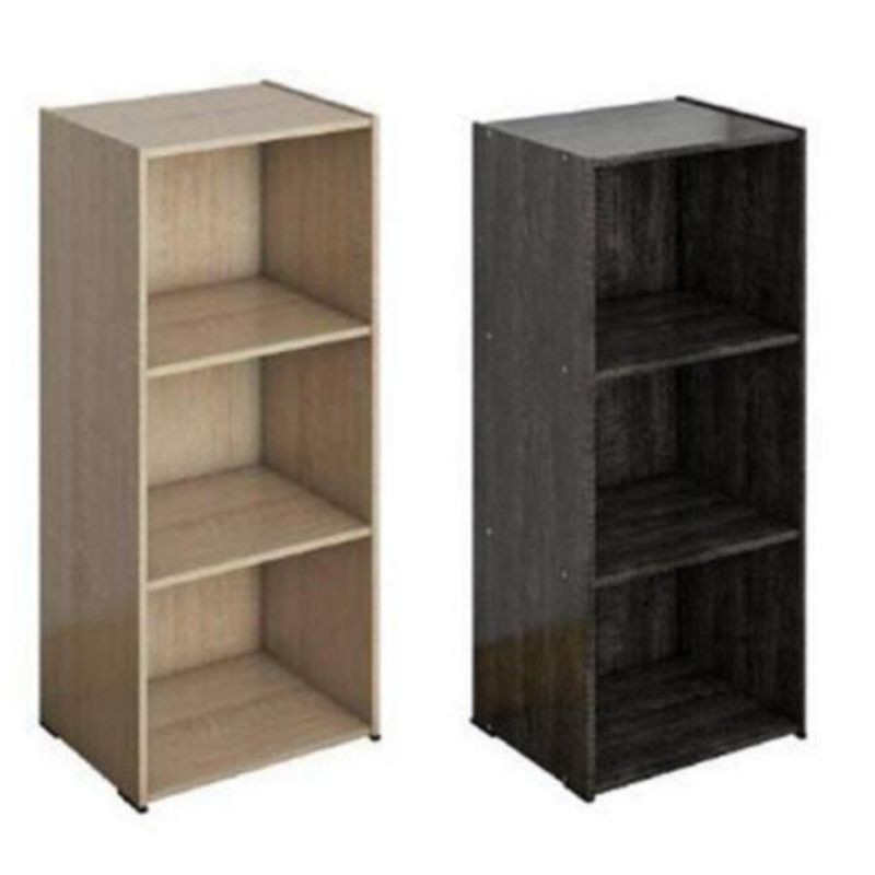 rak buku / rak salon / rak serbaguna 3 susun