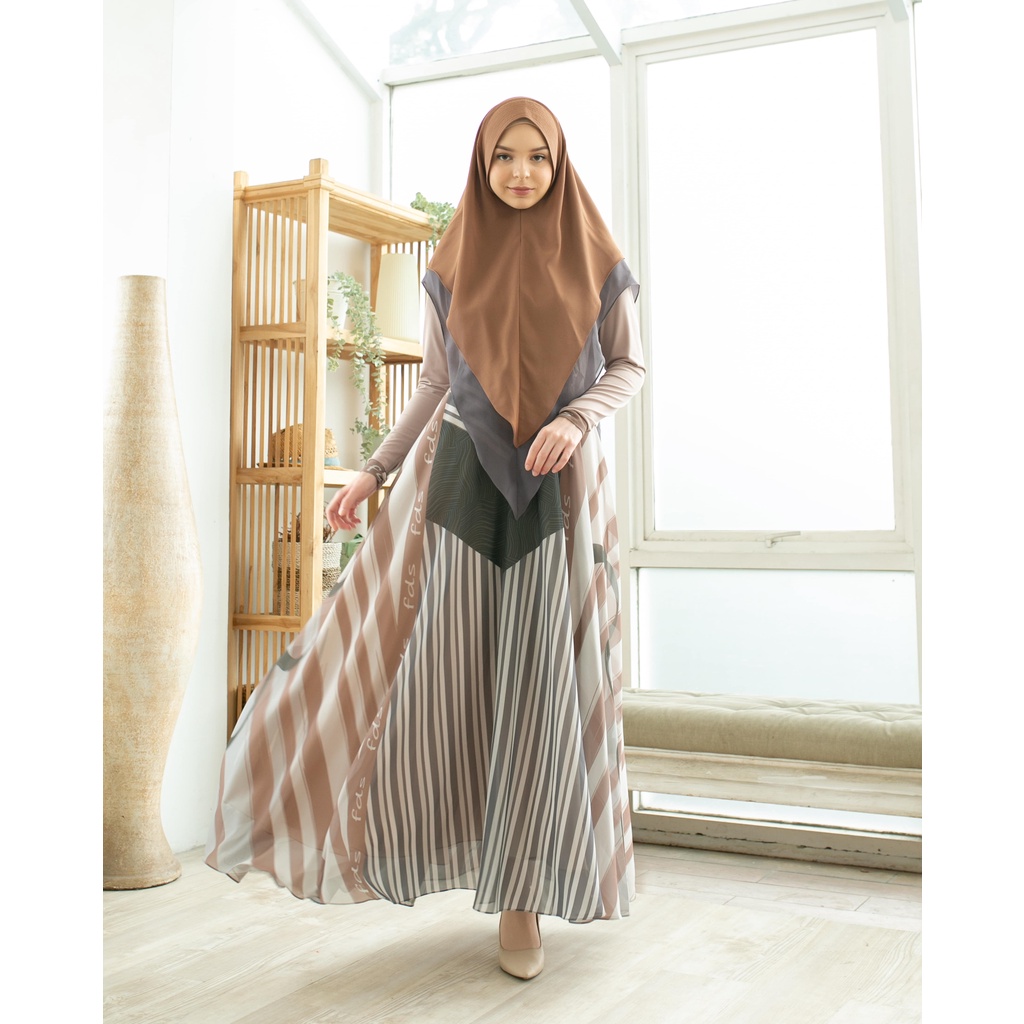 pearla gamis vivorie premium/dresss pearla vivorie premium