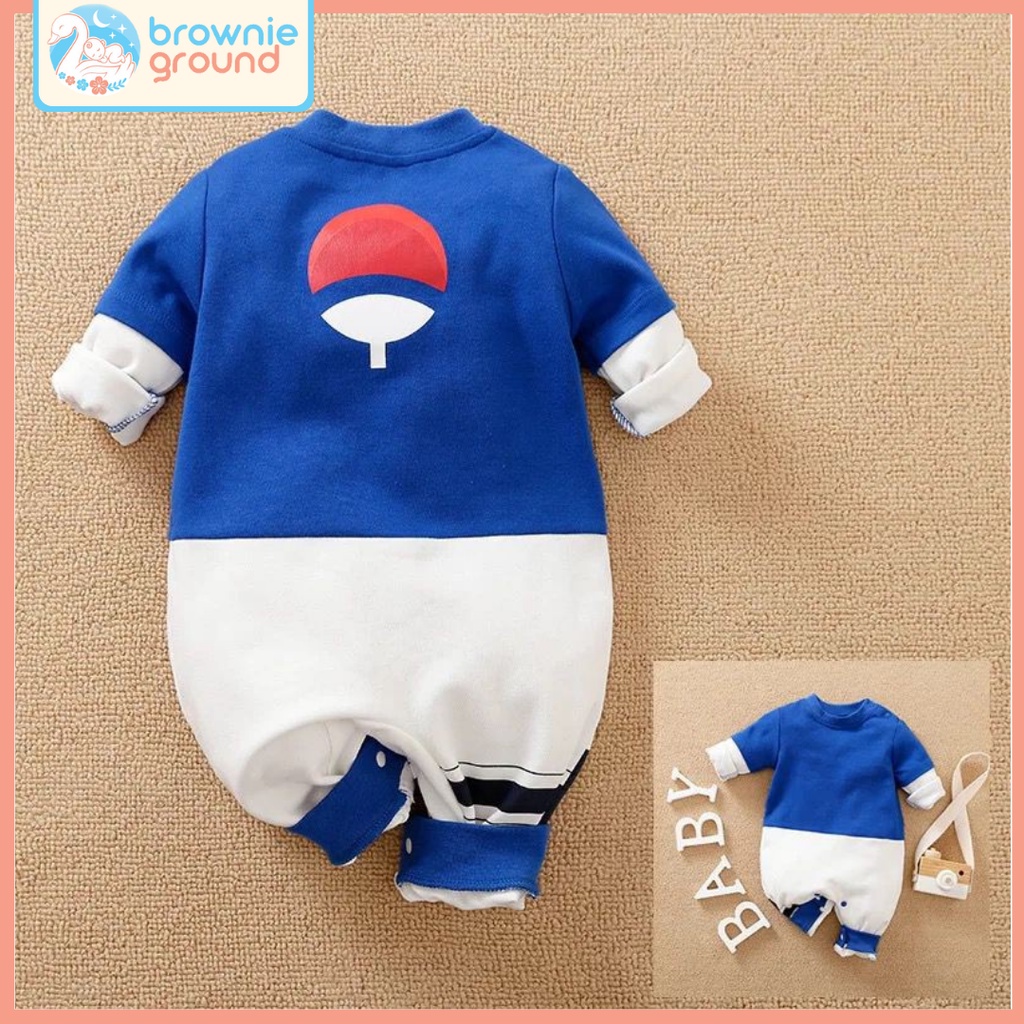 Jumper bayi motif UCHIHA SASUKE naruto 0-2 tahun / baju bayi karakter anime  baju bayi sasuke baju bayi lucu import jumper bayi lengan panjang