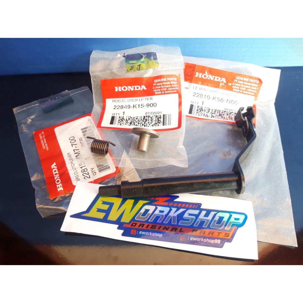 Payung + Per + As Tonjokan Stut Stud Rod Lever Kopling Sonic GTR CB CBR 150 LED RS150 Winner ORI AHM