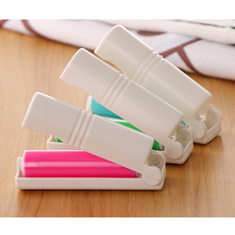 【Theredsunrisesiwy.id】New Reuseable Sticky Picker Upper Cleaner Lint Roller Dust Hair Remover Brush