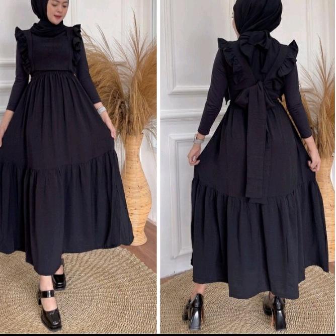 (LANGSUNG KIRIM) NURFALESTORE/YOLA ONE SET PITA KRIWIL/OVERALL KEKINIAN/BEST SELLER