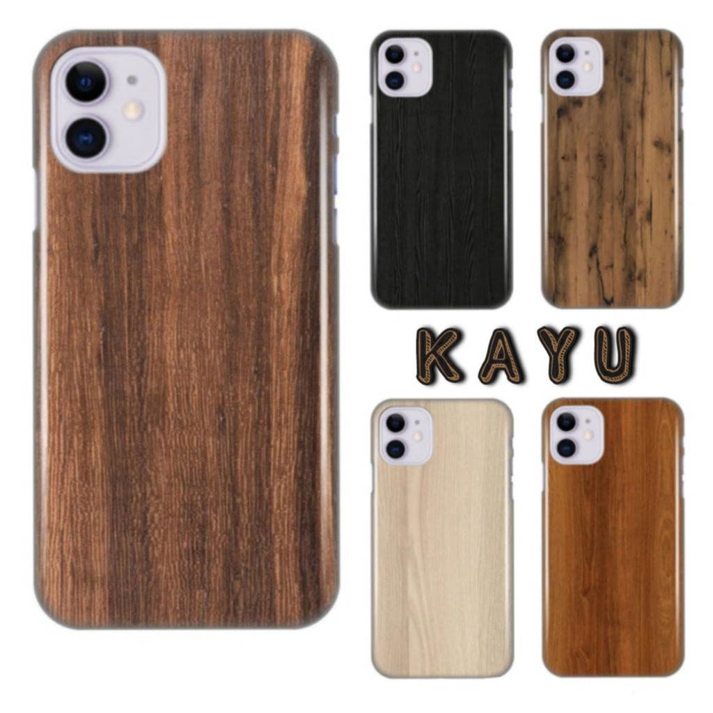 Premium Hard Case Motif Kayu  untuk Iphone Samsung Oppo Vivo Xiaomi Redmi Realme Asus Full Print 3D
