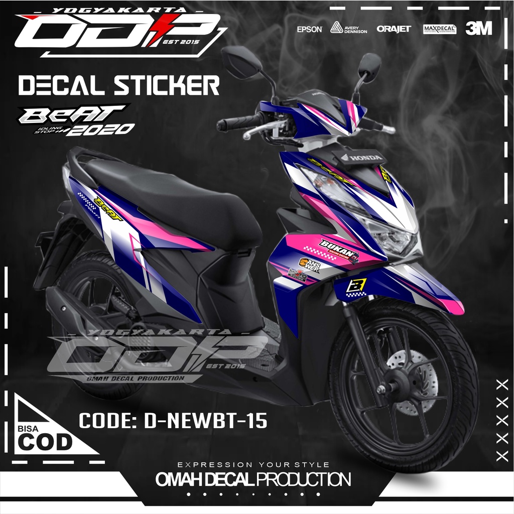 DECAL BEAT FULL BODY DEKAL HONDA BEAT STREET FULLBODY MOTIF SIMPEL ELEGAN STICKER KEKINIAN KEREN KUA