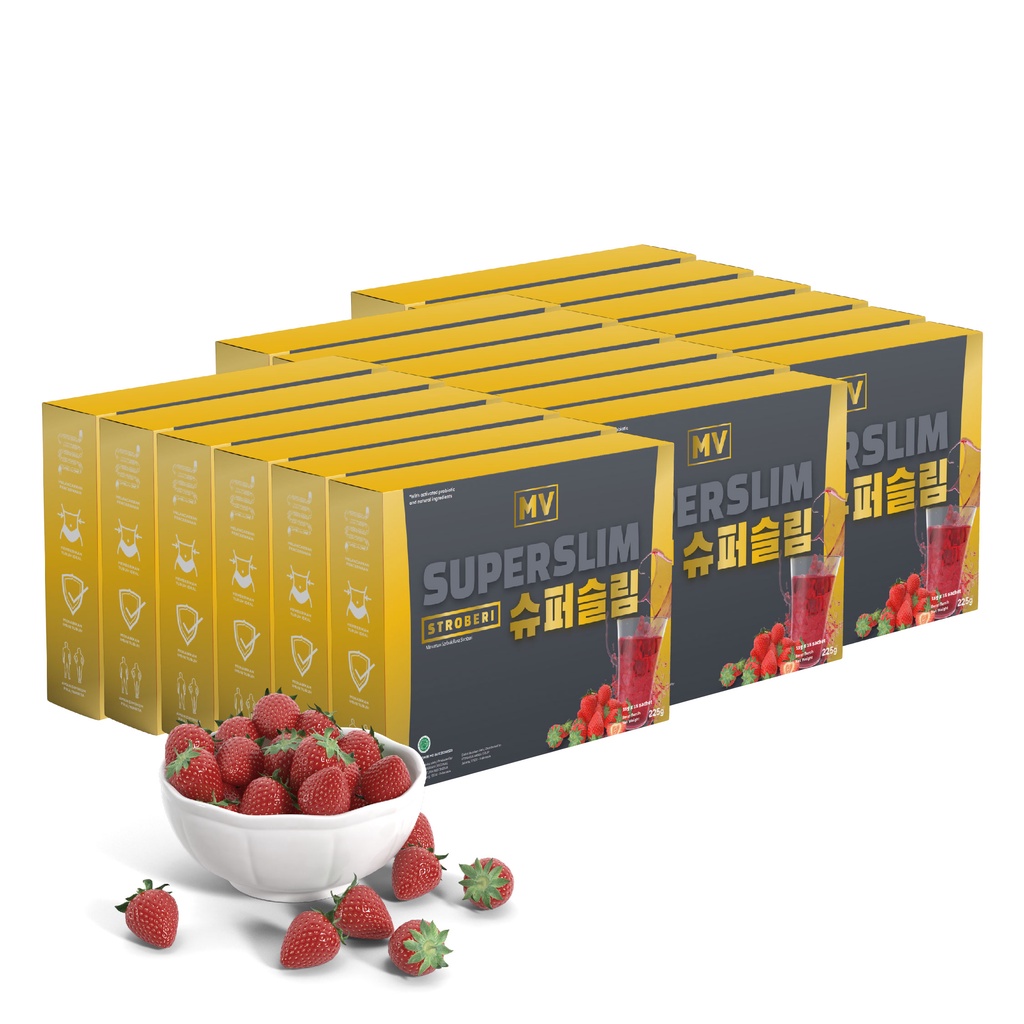 MVSUPER - SLIM MVSUPERSLIM 18 Month Supply Herbal Alami Pelangsing Slimming Detox Pelancar BAB Diet Anti Ribet All you can eat tetap fit mvsuperslim