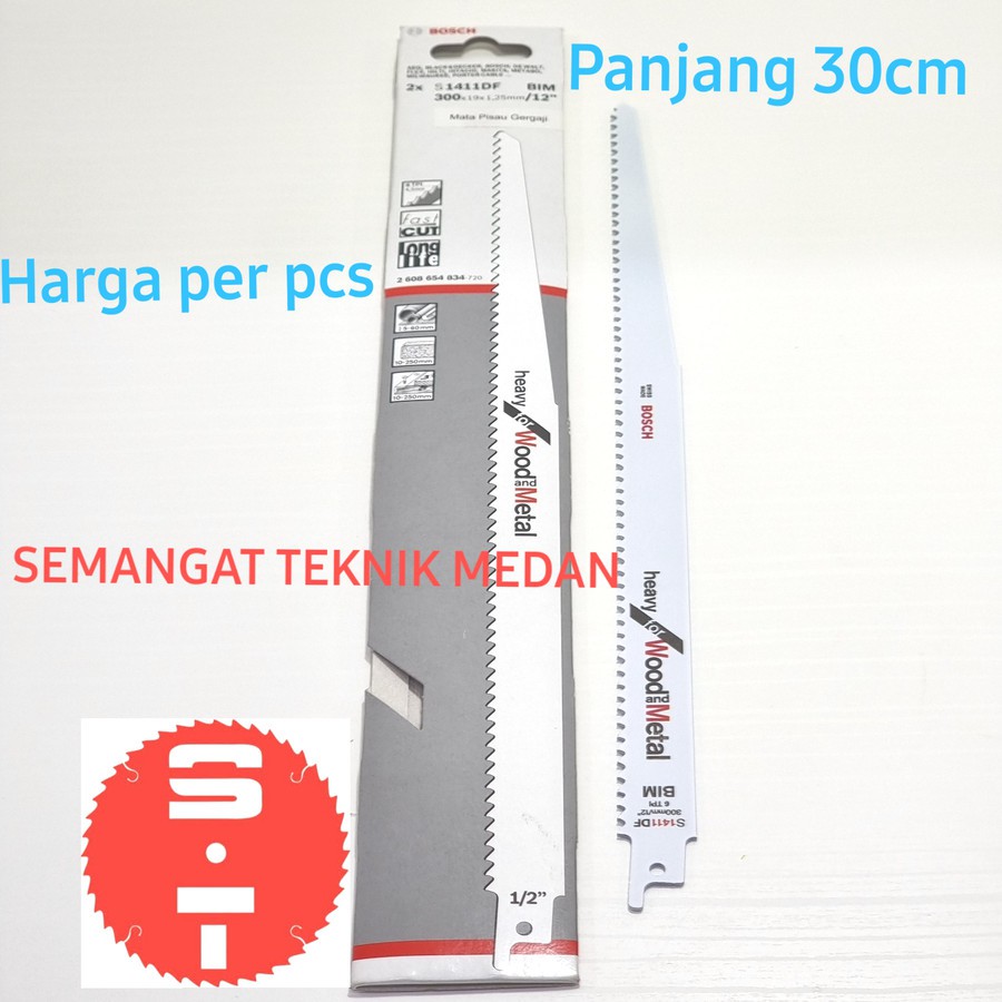 S1411DF MATA GERGAJI SABRE RECIPROCATING HEAVY BESI WOOD KAYU BOSCH
