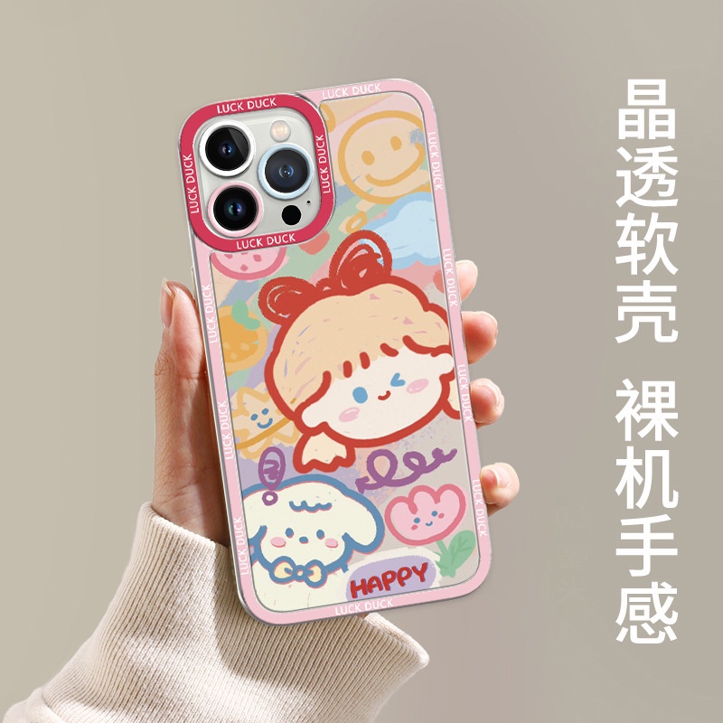 Soft Case Motif Kartun Untuk Apple x 13 12 11pro x xsmax xr 7 7p