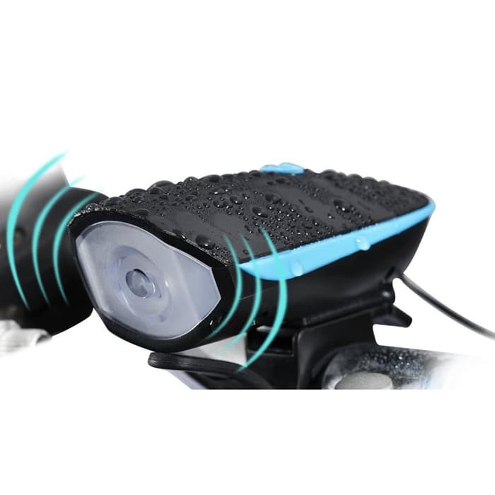 BEL BELL SEPEDA 5 SUARA SENTER DEPAN 3 MODE / LAMPU KLAKSON CHARGE USB taffled cree xpg 7588