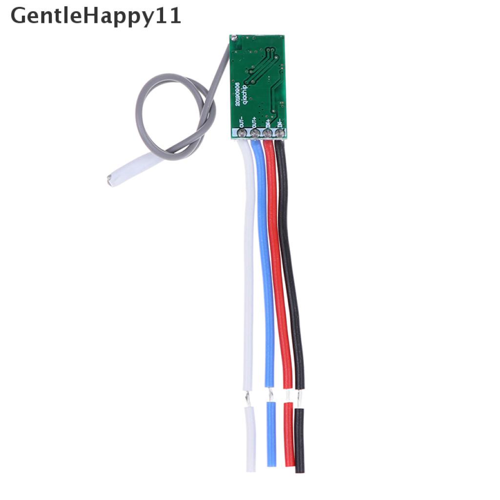 Gentlehappy Modul relay receiver RF 1CH 433Mhz Untuk remote control wireless