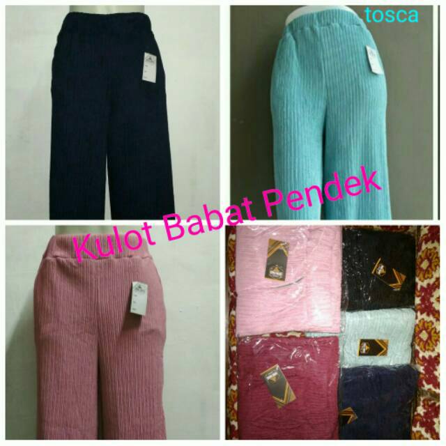 Kulot Pendek / Celana Kulot Pendek / kulot babat pendek / kulot pendek murah / grosir kulot pendek