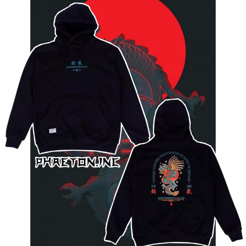 HOODIE PHTN - BLACK DRAGON