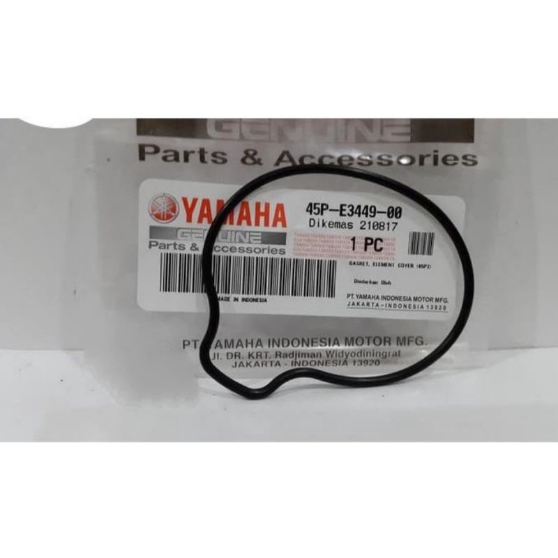 KARET SEAL SIL ORING FILTER OLI BYSON ASLI ORI YAMAHA 45P E3449 00