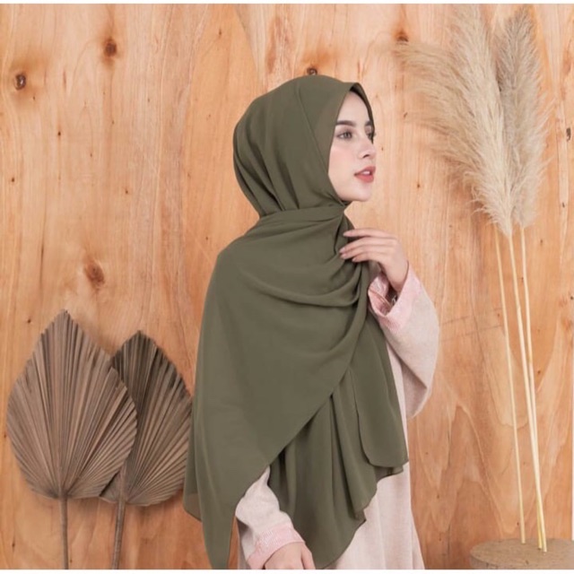 PASHMINA SABYAN POLOS/CERUTTY PREMIUM 170X75/PASHMINA INSTAN POLOS