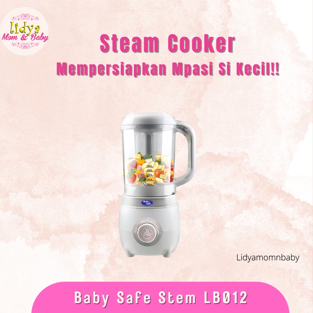 Baby Safe Digital Food Maker Multifunction Steamer Blend Sterilizer Pengolah MPASI Bayi LB02 LB003 LB005 LB012 By Lidyamomnbaby