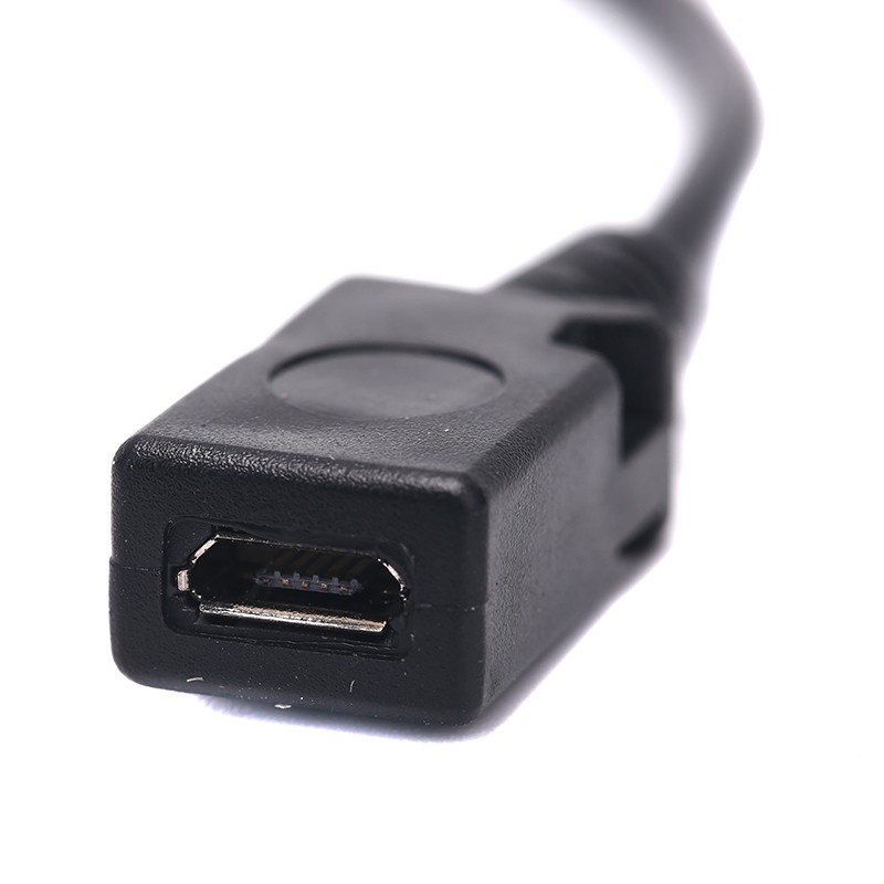 (Ele) Kabel Adapter Otg Power Splitter Y Male Ke Usb A Male Female Warna Polos