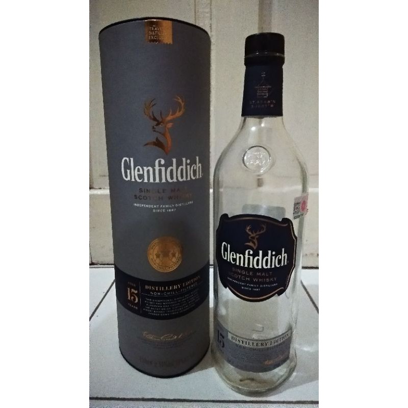 Jual Botol Bekas Glenfiddich 15 Y.O Limited Edition - Speyside Single Malt Scotch Whisky.