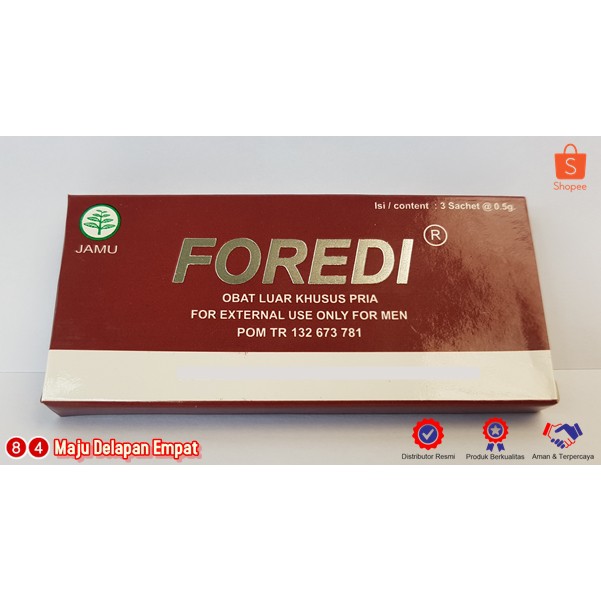 Eceran FOREDI Gel Kuat Tahan Lama Ampuh Atasi Ejakulasi Dini - ORI Rekomendasi Boyke