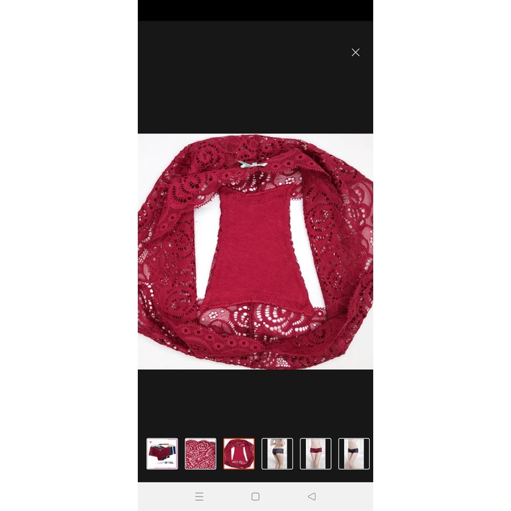 promo 2pcs random dan satuan CD Wanita Sexy Transparan Brukat Lace Premium Women Underwear