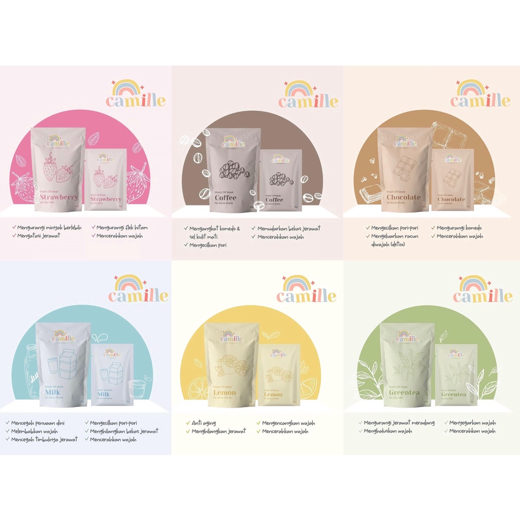 Camille mask beauty BPOM 100% original by Nadshavv