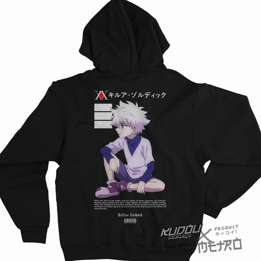 Hoodie Anime Hunter x Hunter Killua Zoldyck Fear