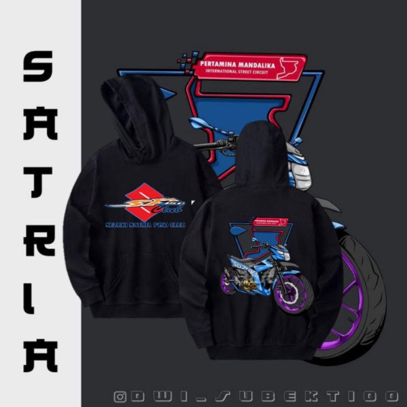 JAKET HOODIE SATRIA FU | HOODIE FULOVER RACING | HOODIE RACING | HOODIE SUNMORI