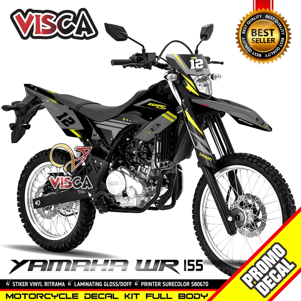 Decal WR 155 Full Body Super Moto Stiker WR 155 Full Body Dekal WR 155R Full Body Decal WR 155 Full 