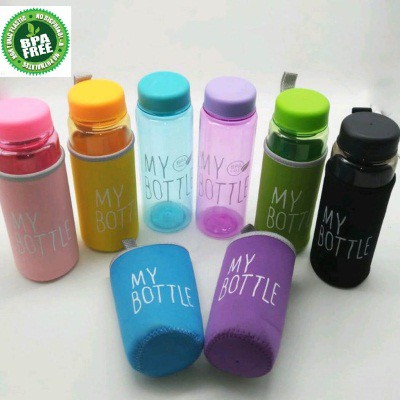 My Bottle Warna Transparan Pouch Sarung Busa