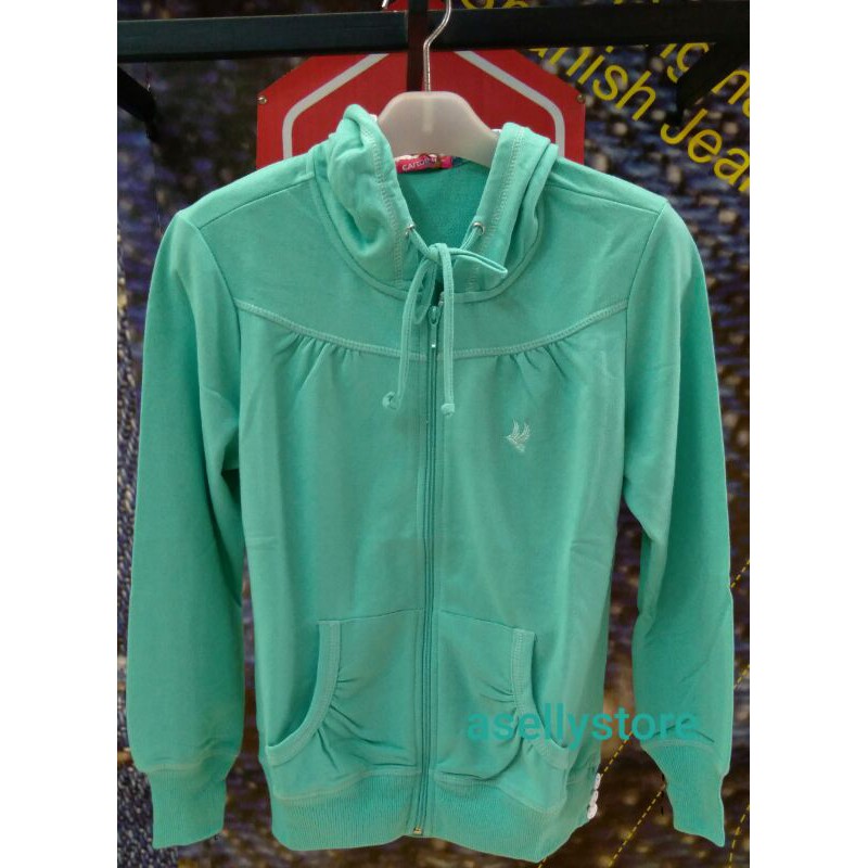 Jaket Cardinal Girl Hijau/Jaket Hoody/Jaket Hoody Cardinal/Cardinal