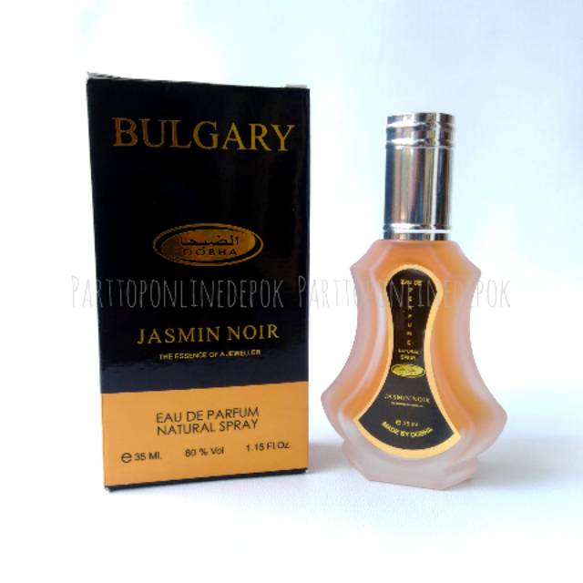 Parfum Minyak Wangi Dobha Spray Aroma Bulgary Jasmine Noir 35ml 35 ml Original