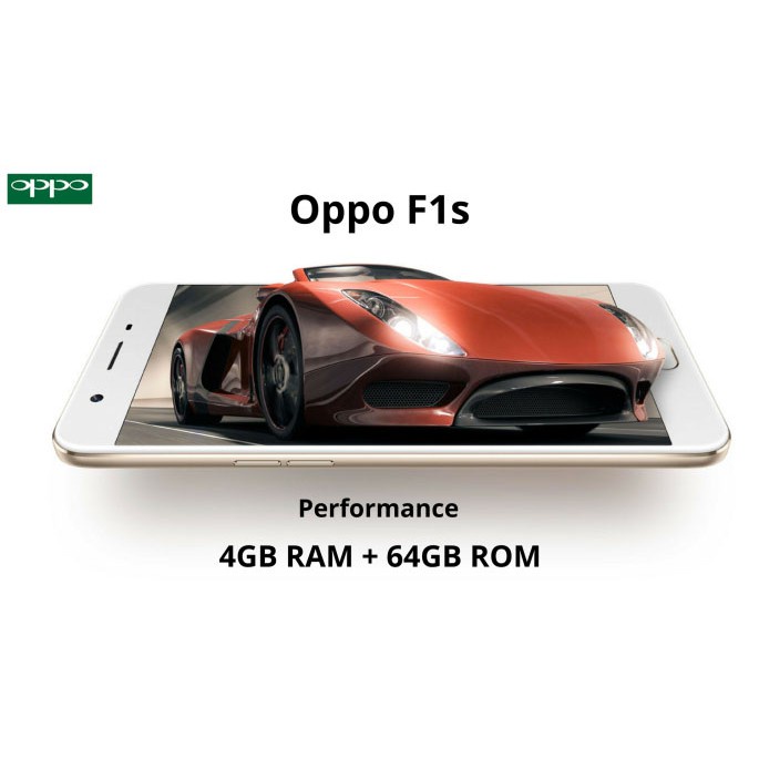 OPPO F1S RAM 4/32 GB &amp; 4/64 GB GARANSI TOKO 1 TAHUN