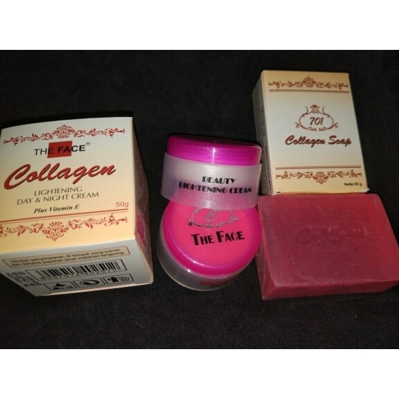 Cream Collagen / Krim Colagen + Sabun Cream Siang Malam