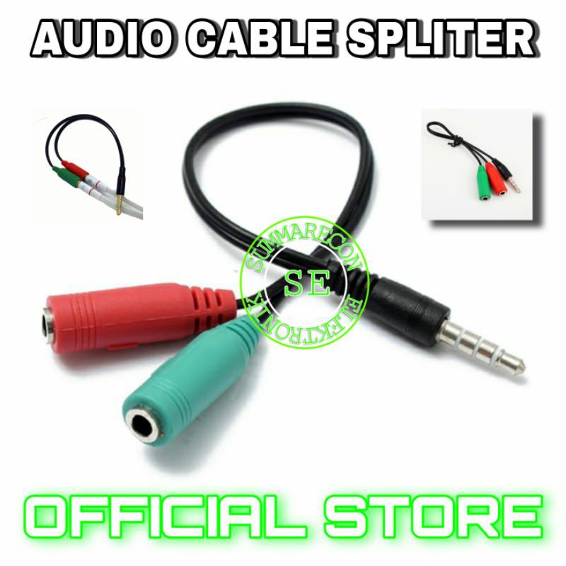 kabel audio spliter aux