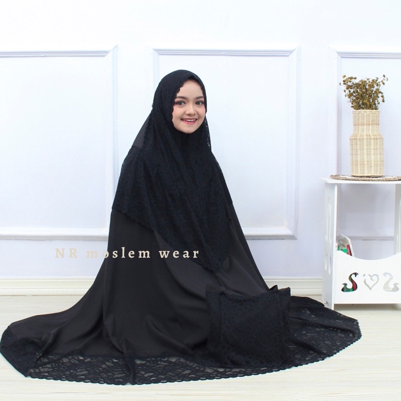 MUKENA SYIREN SESERAHAN MEWAH TWO IN ONE , MUKENA PREMIUM