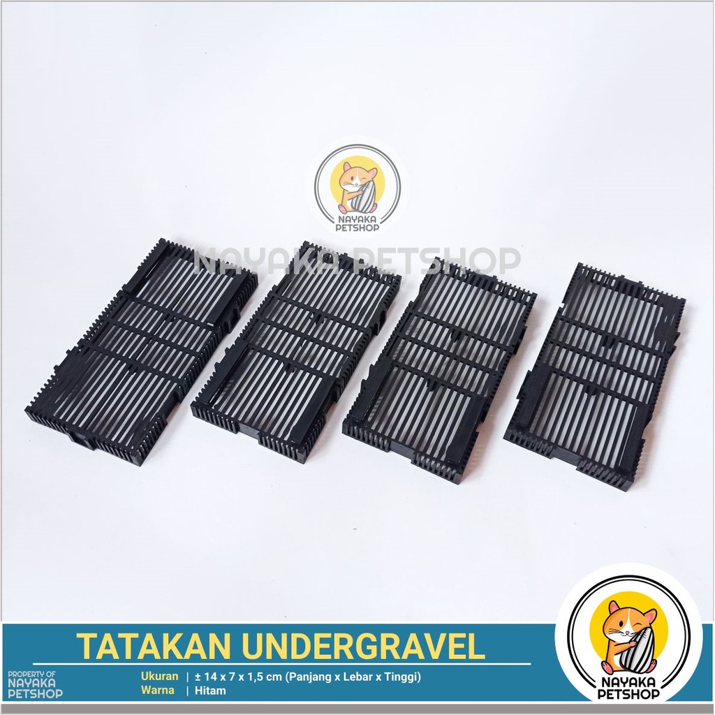 Tatakan Papan Alas Undergravel Filter Aquarium Aquascape