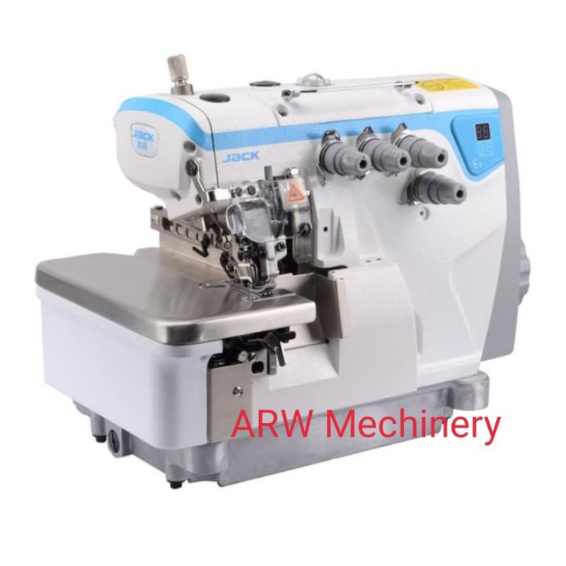 Jack E4 Mesin Obras Benang 3/4/5 Industri servo high speed + Meja