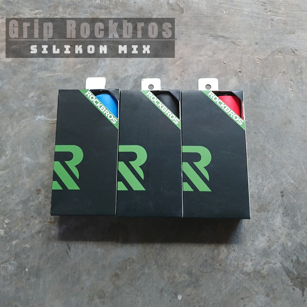 Handlegrip Grip Rockbros Silicone MTB Ultralight Silikon Termurah