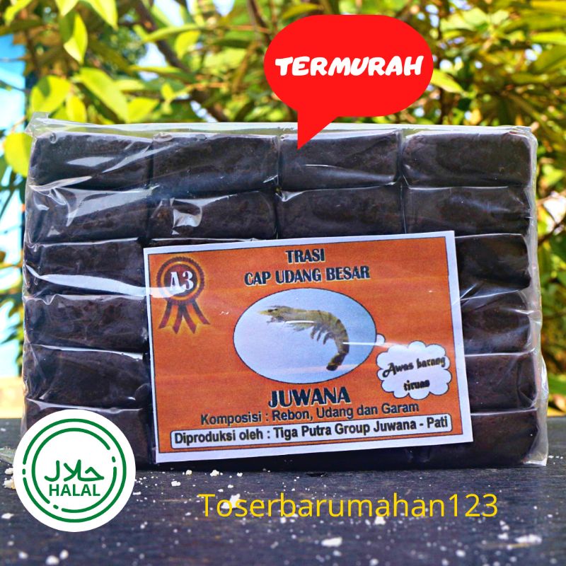 

TERASI UDANG Rumahan Sedap Asli Pati Murah Meriah isi 24 Batang