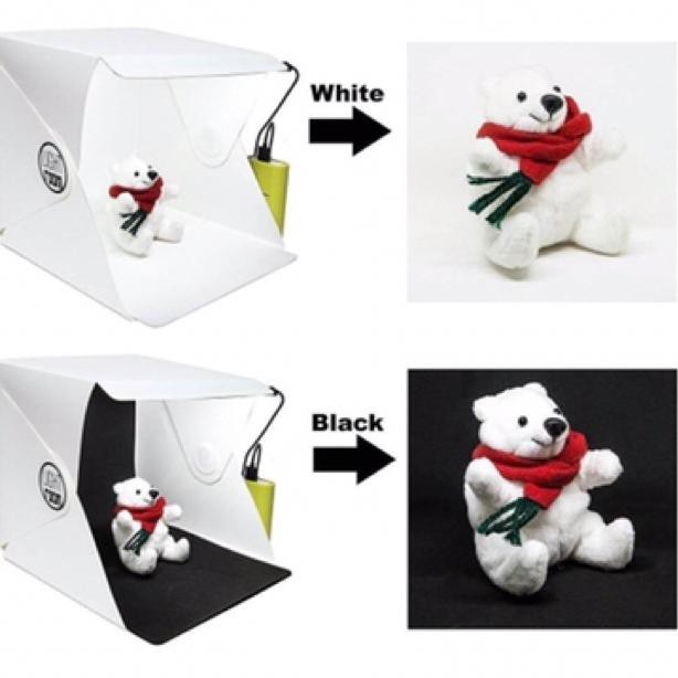 Terj4angkaw Mini Photo Studio Termasuk Lampu LED Light Box Mini Foto Studio Kecil Small Studio Poto