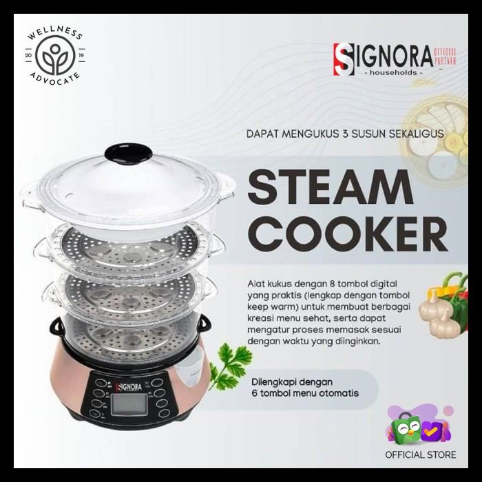 Panci Signora Steam Cooker | Steamer Kukus Sterilizer Memanaskan Makanan